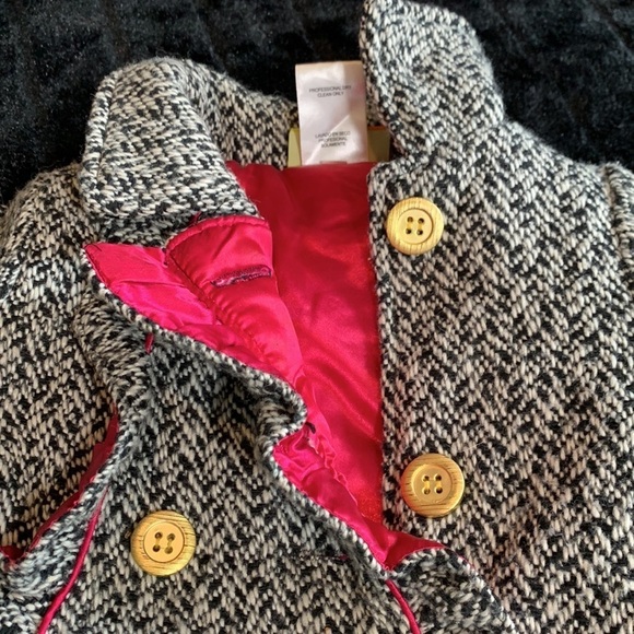 Penelope Mack Girls Double Breasted Wool Blend Coat Size 2T - Picture 11 of 16